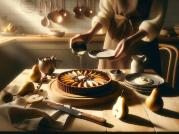 Dégustez la Délicieuse Tarte au Chocolat et aux Poires tout en Légèreté !